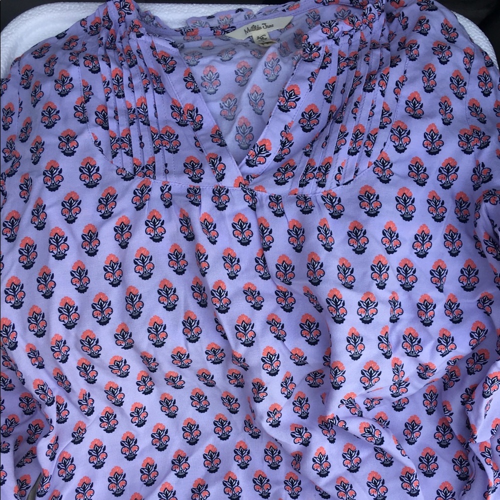 Matilda Jane Lavender and Paisley Blouse